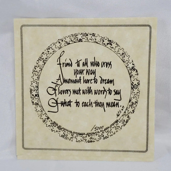 P. Buckley Moss Christmas Ornament Meens Bottom Bridge, Anna-Perenna Porcelain - Picture 13 of 16